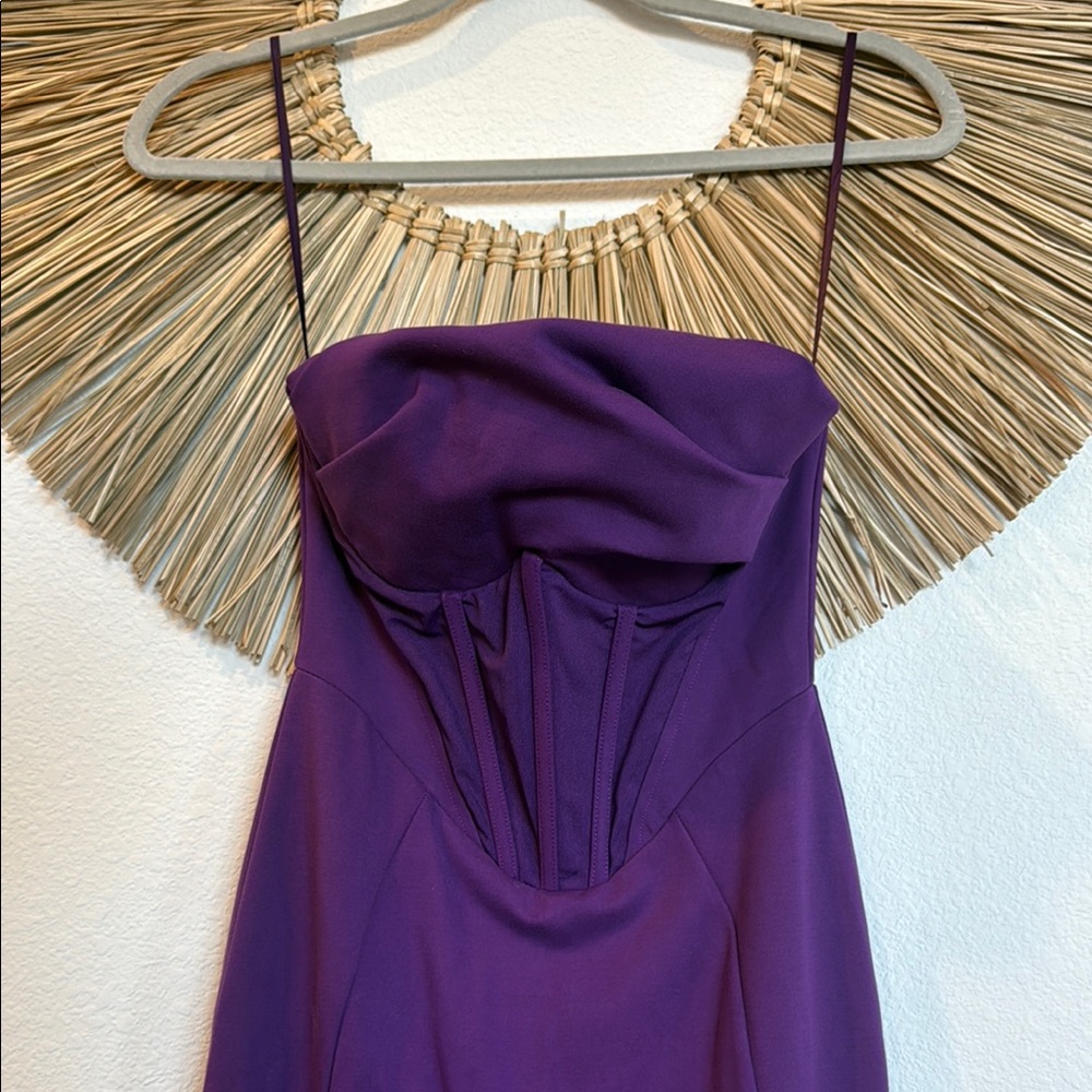 Fashion Nova Purple Sweetheart Slip Dress - Picture 6 of 14